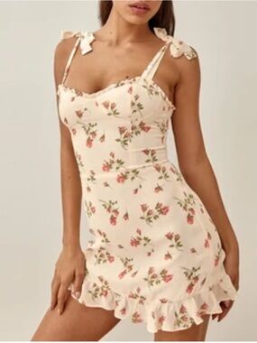 Reformation Christine Floral Dress size 2